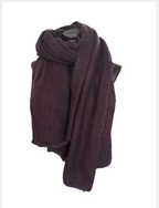 Écharpes unies à bout en pointe