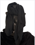 Écharpes unies à bout en pointe