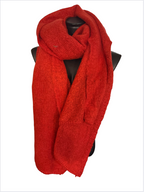 Écharpes unies à bout en pointe