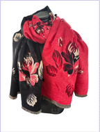 echarpe reversible a fleur