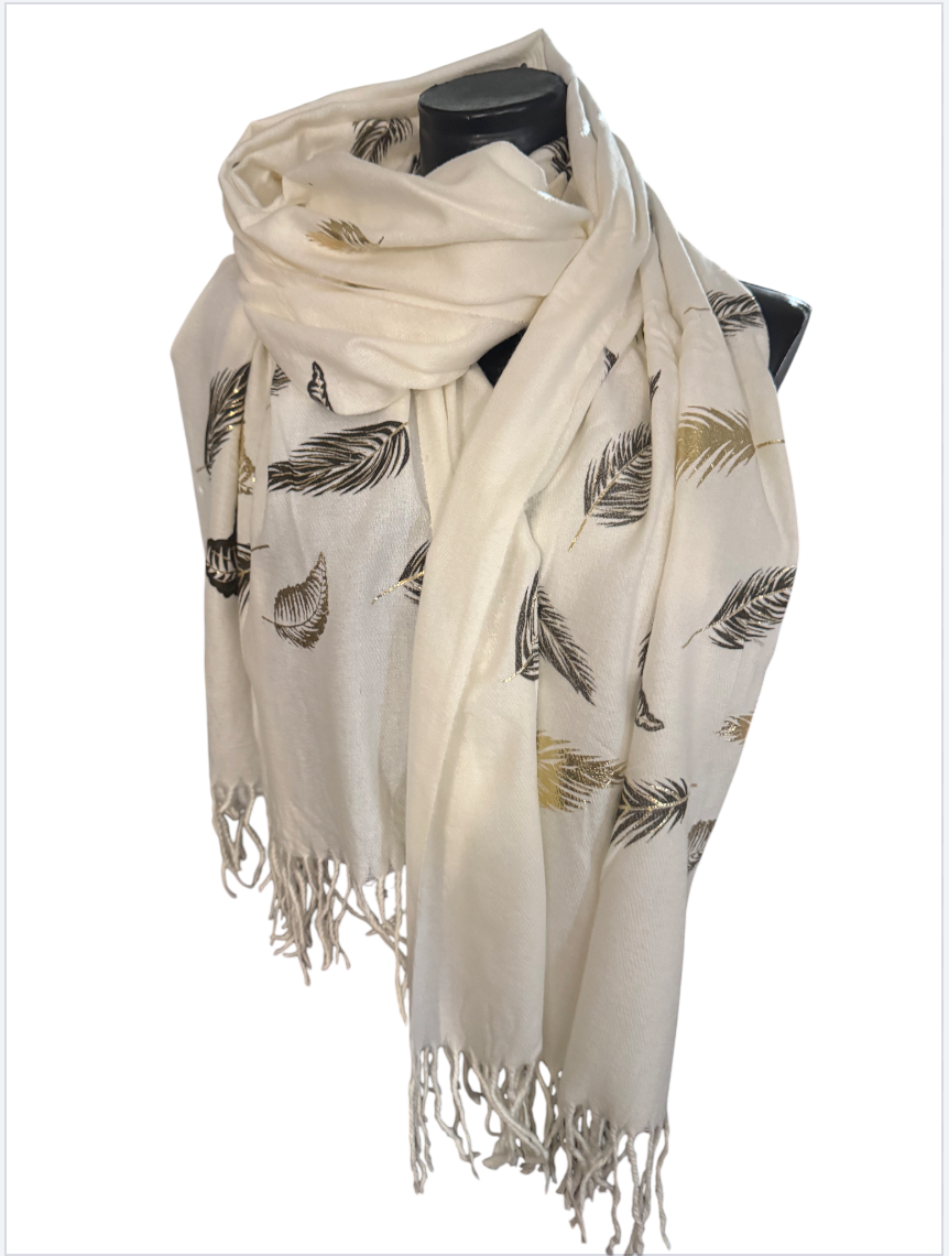 Echarpe a plumes