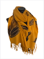 Echarpe a feuilles
