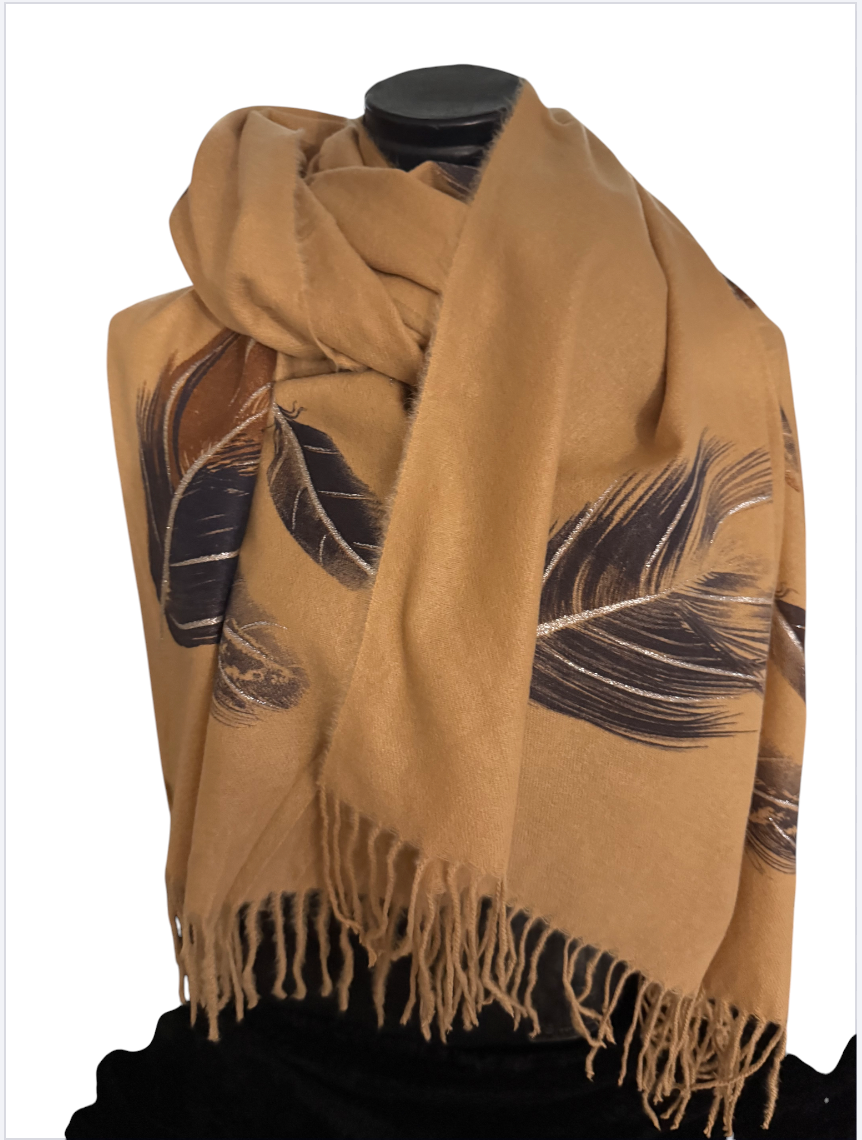 Echarpe a feuilles