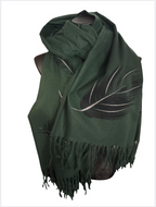Echarpe a feuilles