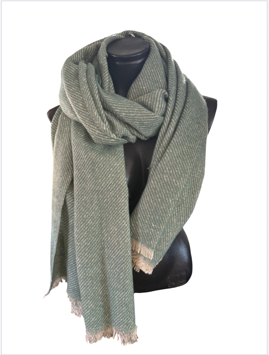 Echarpe pailleté petite frange