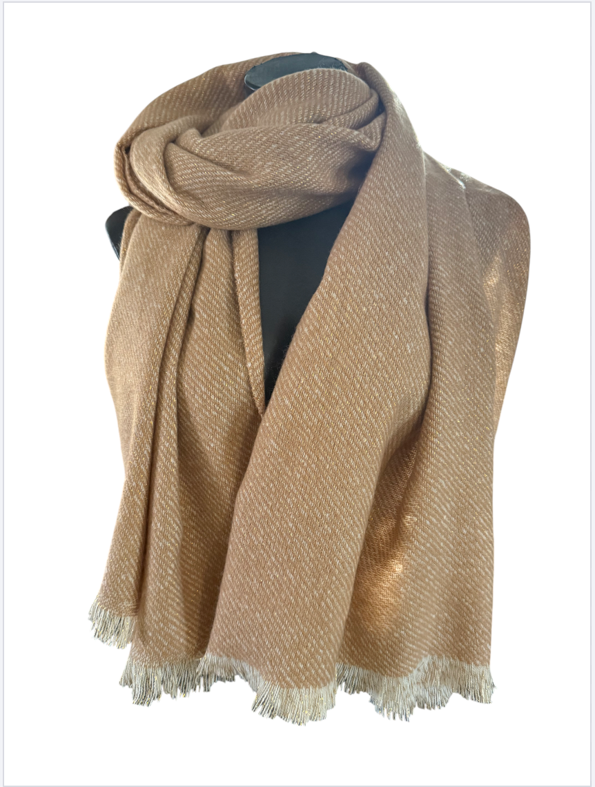 Echarpe pailleté petite frange