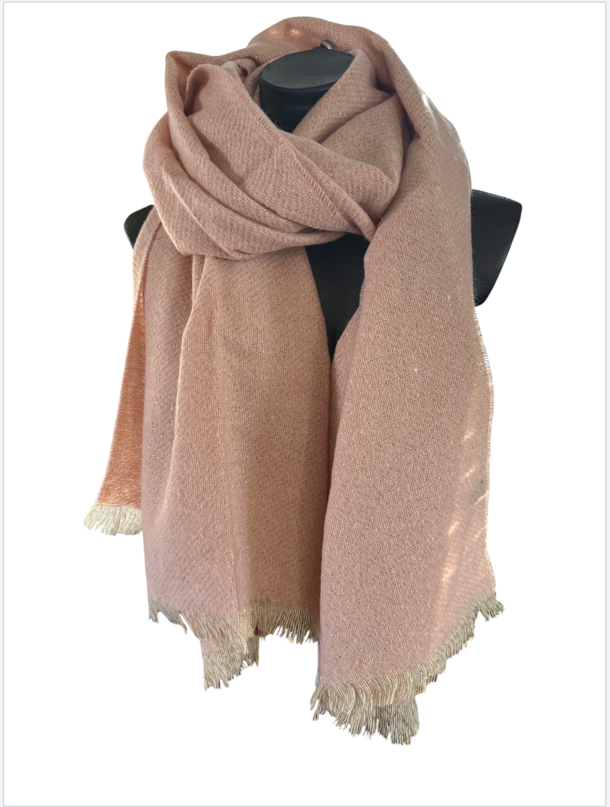 Echarpe pailleté petite frange