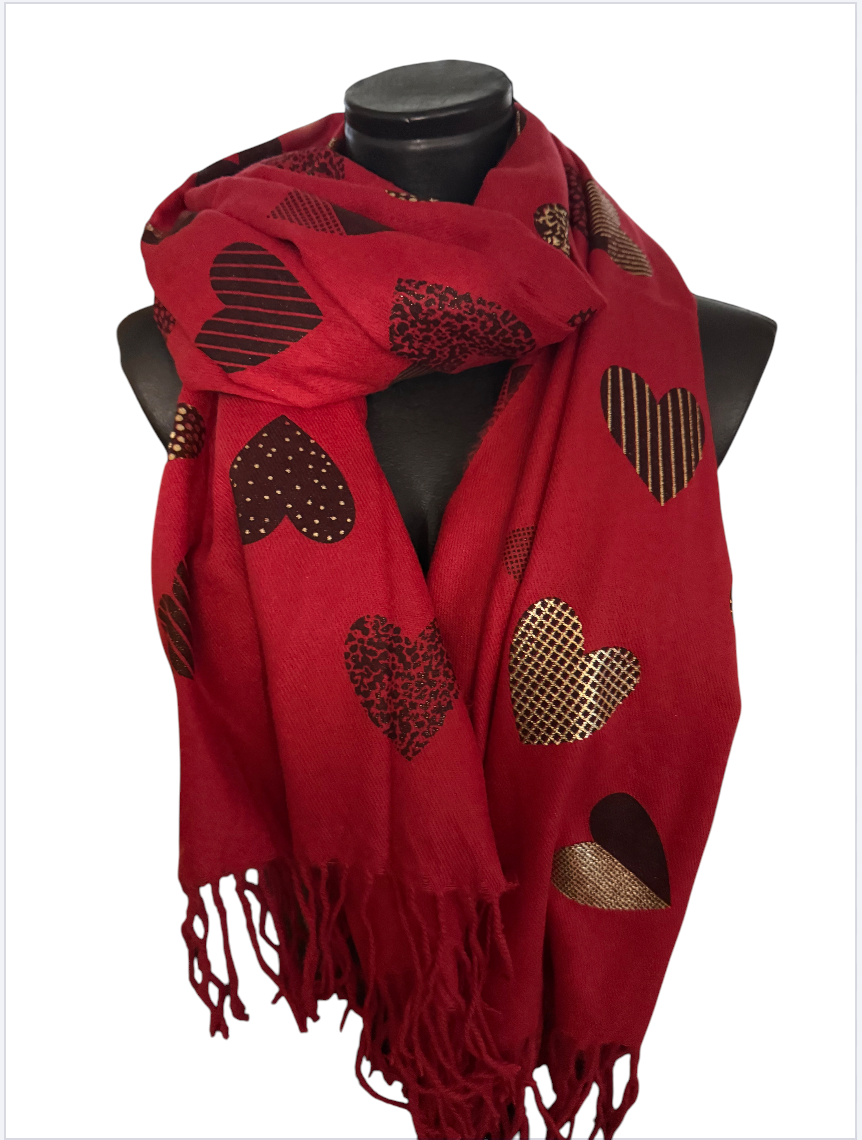 Echarpe coeur