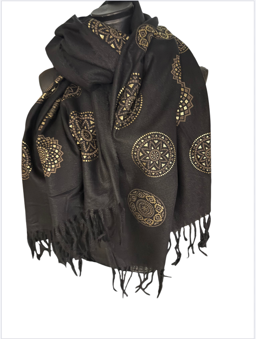 Echarpes motif Ronds