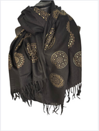 Echarpes motif Ronds