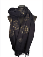 Echarpes motif Ronds