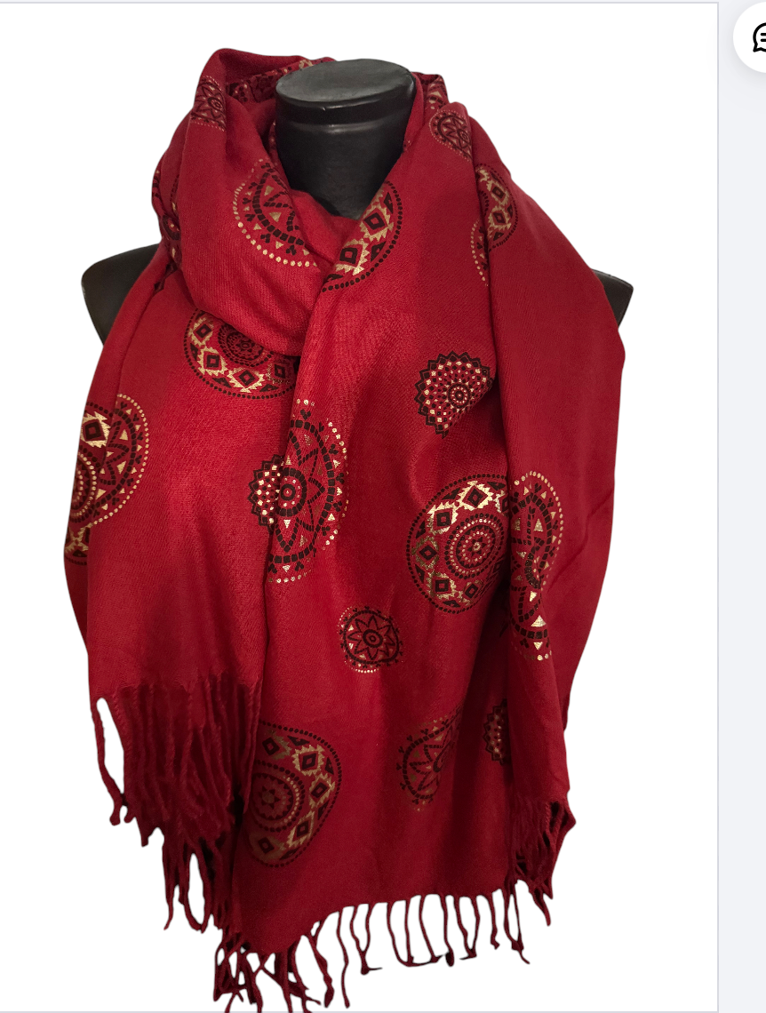 Echarpes motif Ronds