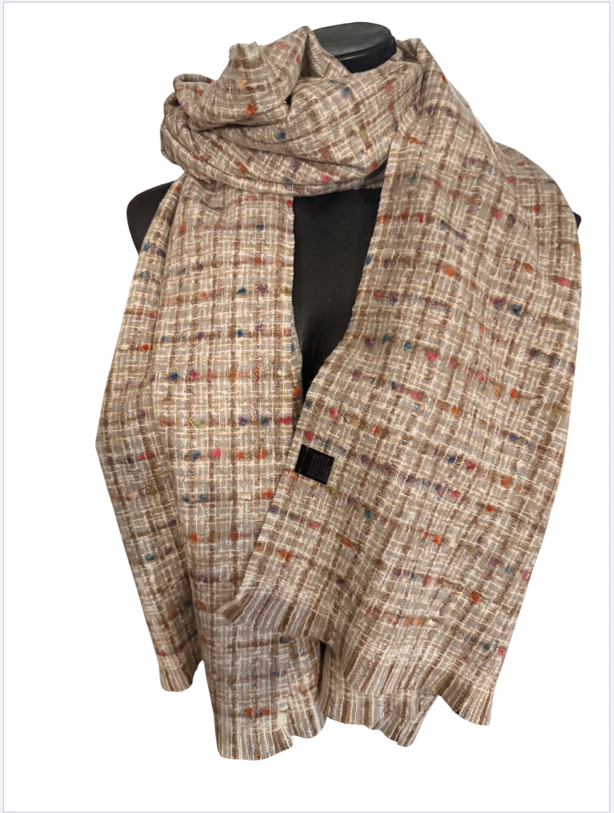 Echarpes quadrillées