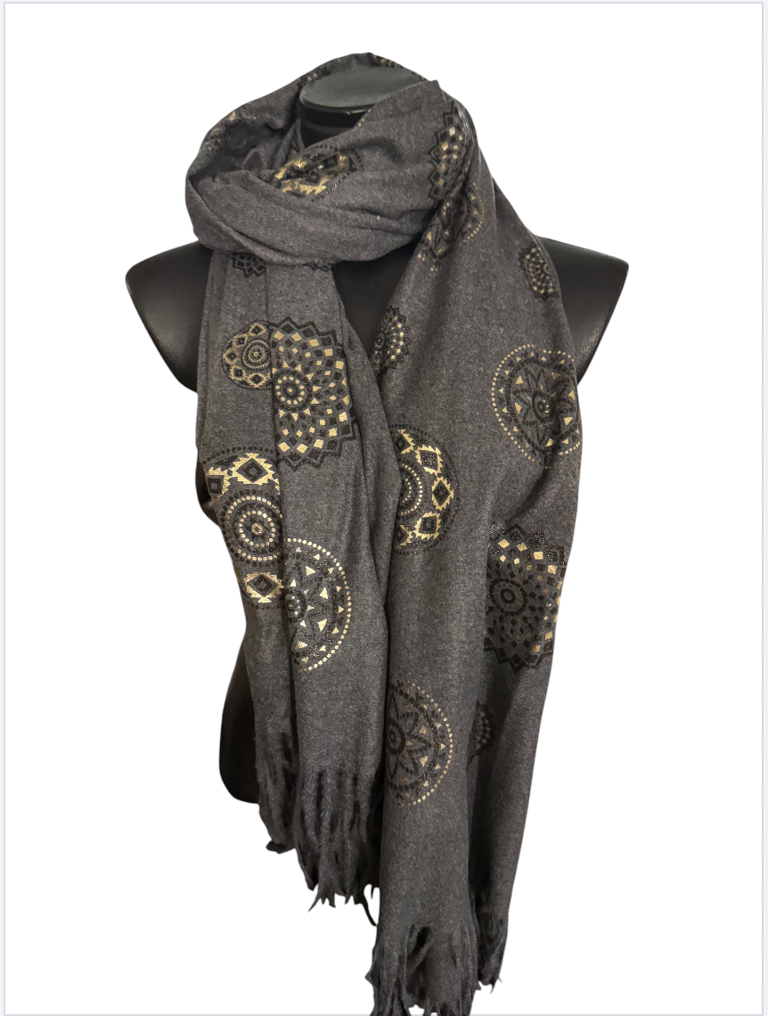 Echarpes motif Ronds