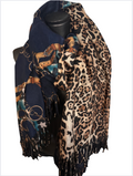Echarpes duo léopard
