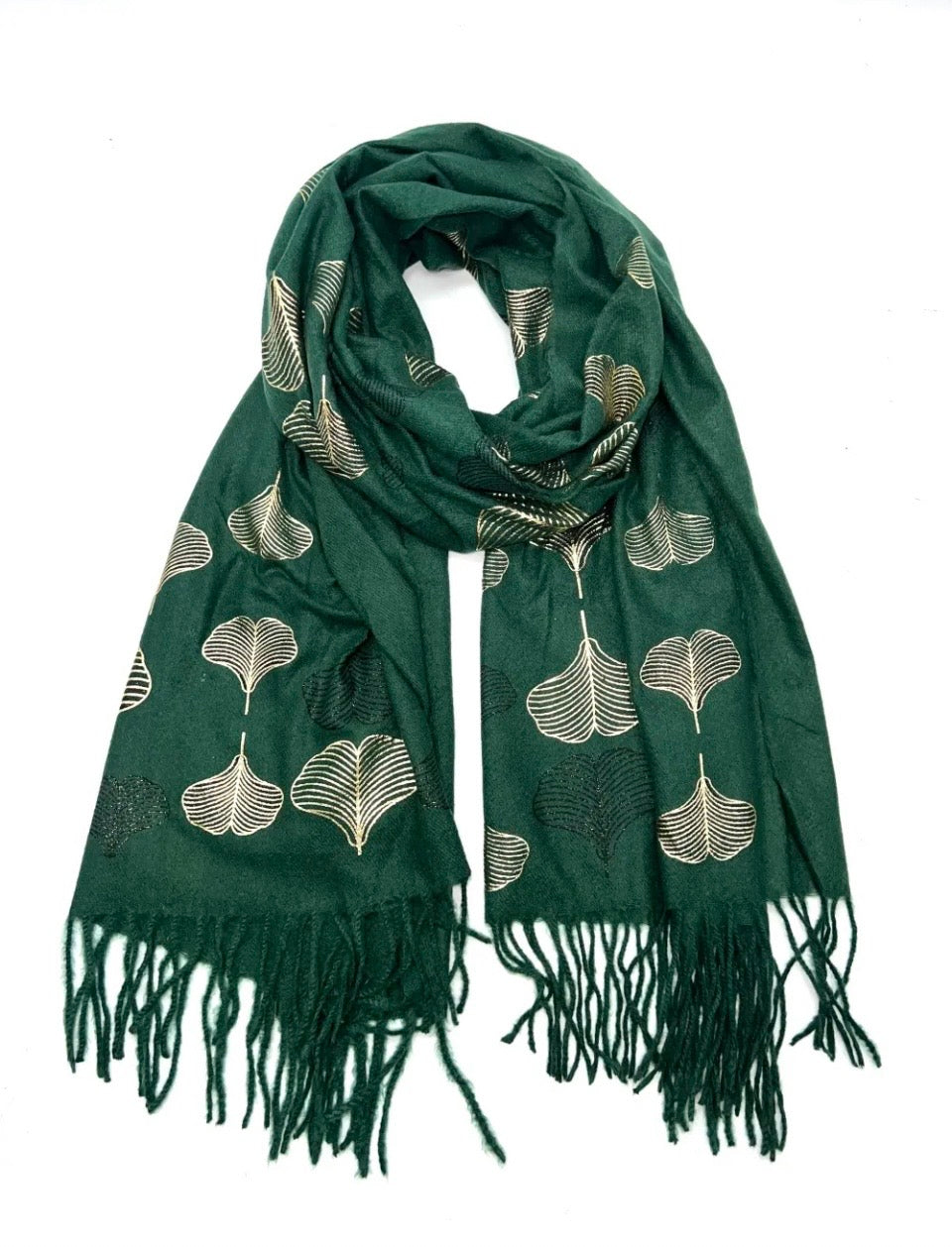 Echarpe à motif "Fleur de coeur"