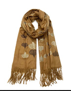 Echarpe à motif "Fleur de coeur"