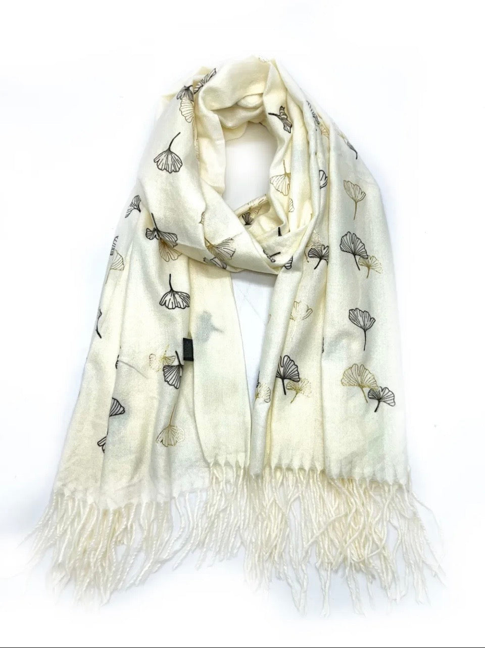 Echarpe à motif fleur