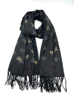 Echarpe à motif fleur