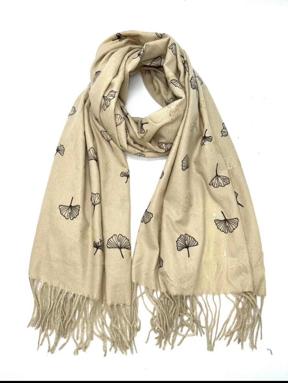 Echarpe à motif fleur