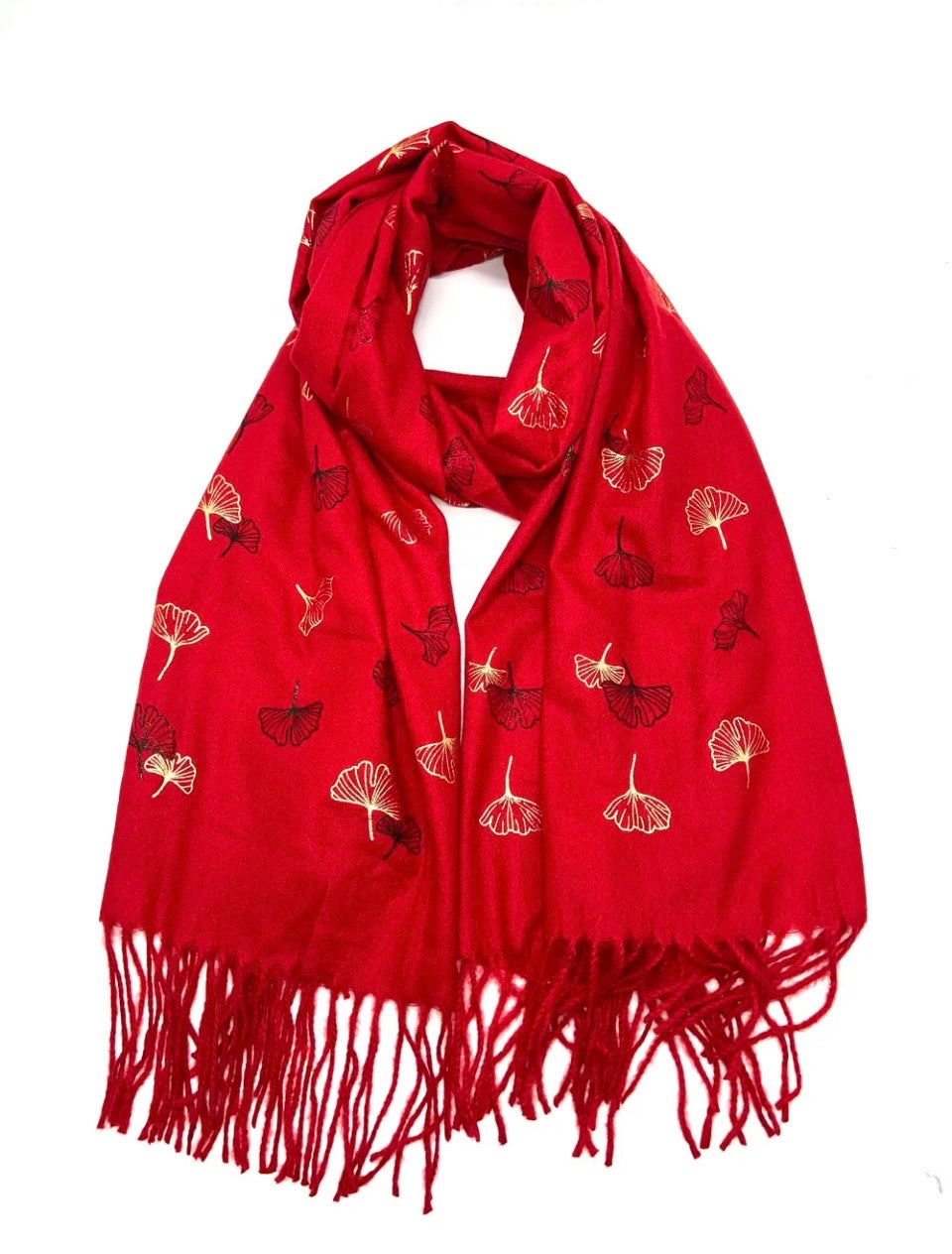 Echarpe à motif fleur