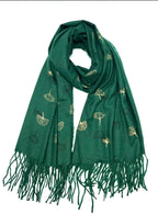 Echarpe à motif fleur