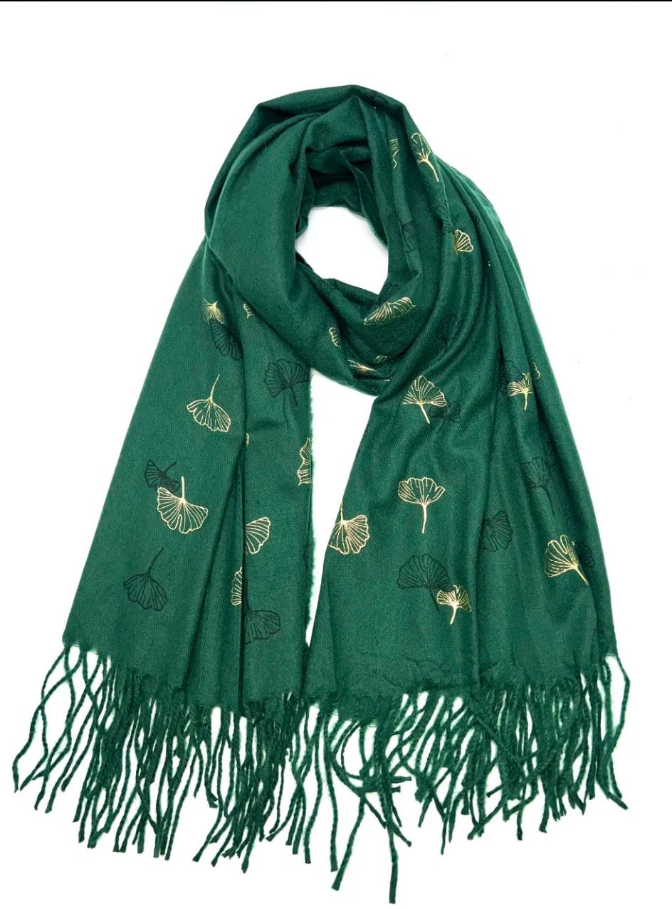 Echarpe à motif fleur