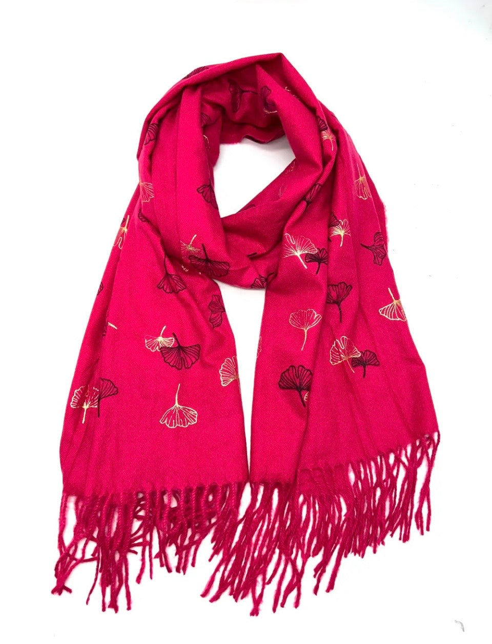 Echarpe à motif fleur