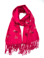 Echarpe à motif fleur