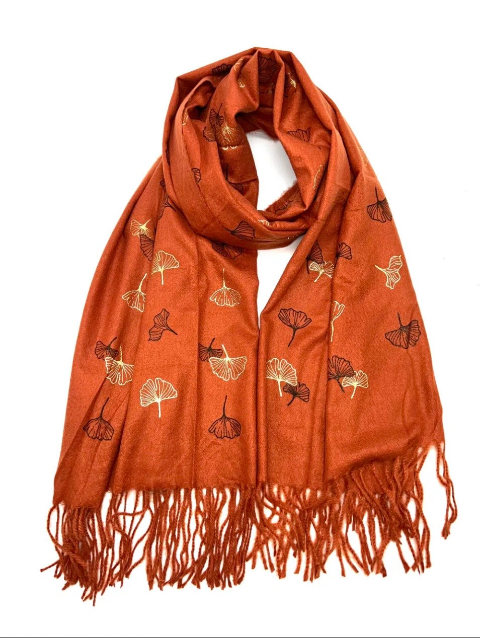 Echarpe à motif fleur