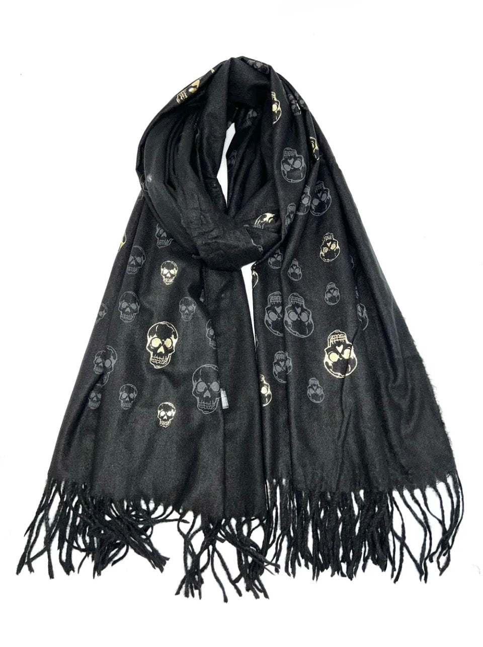 Echarpe "tête de mort"
