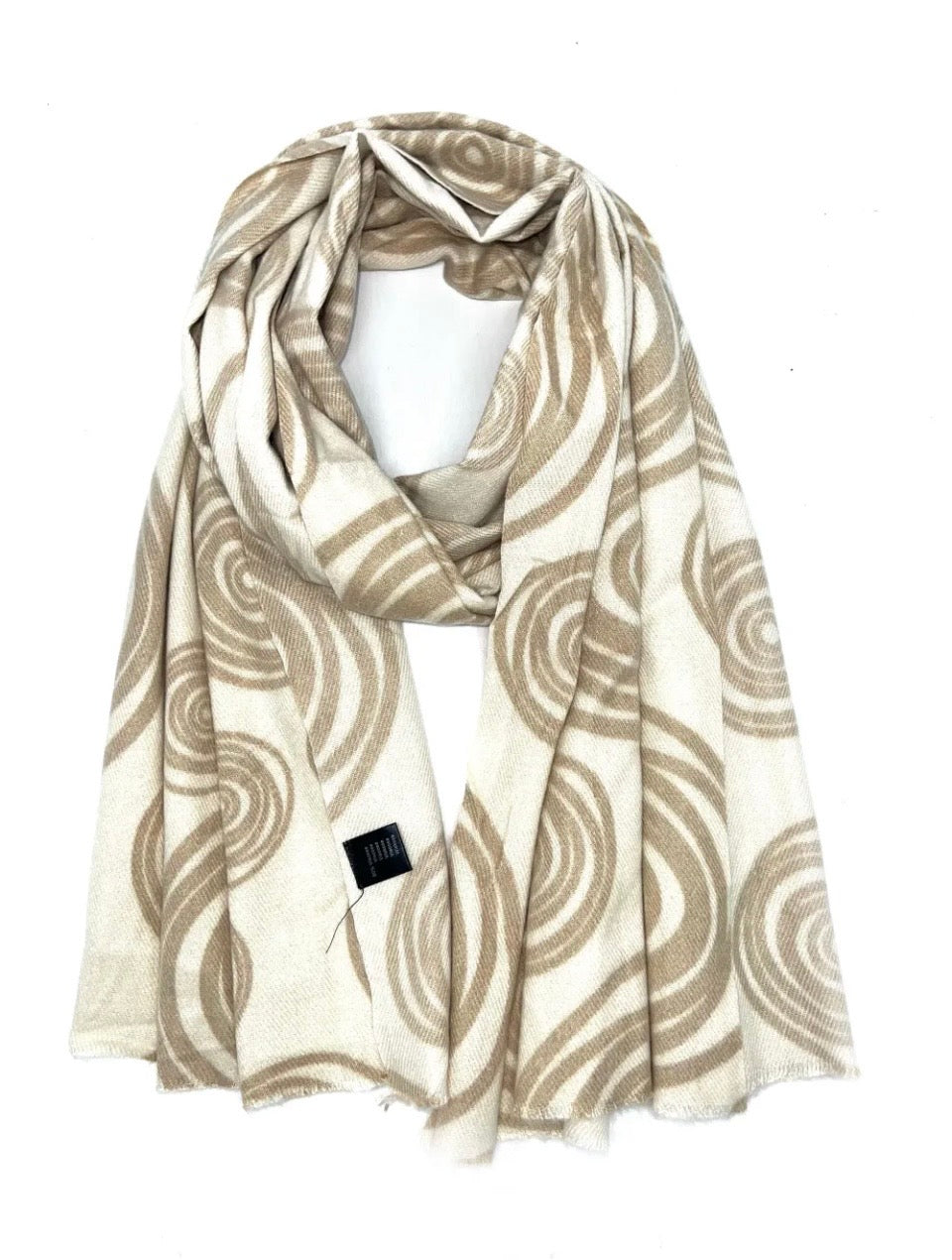 Echarpe à motif tourbillon