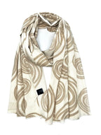 Echarpe à motif tourbillon