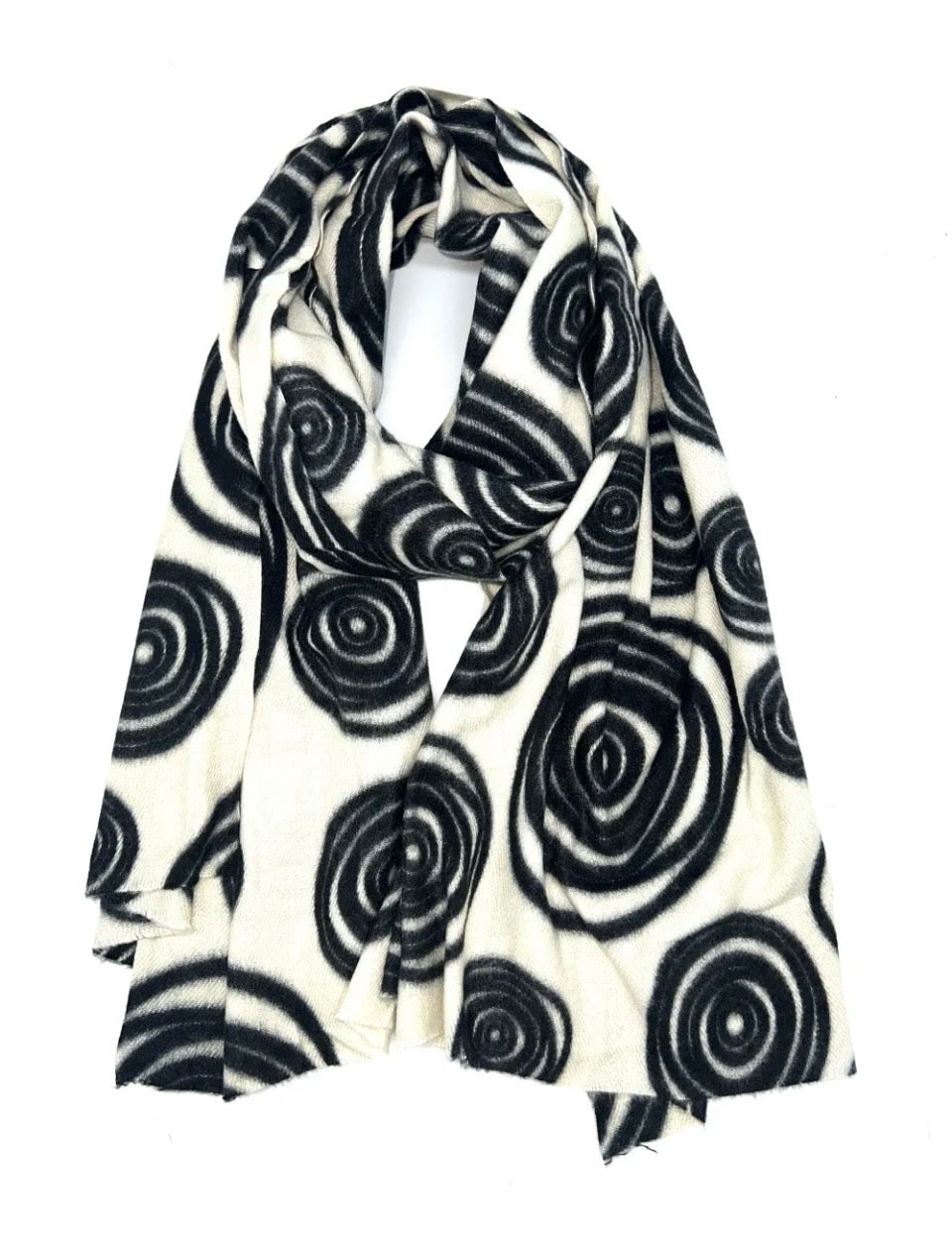 Echarpe à motif tourbillon