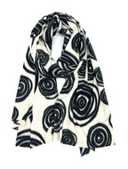 Echarpe à motif tourbillon
