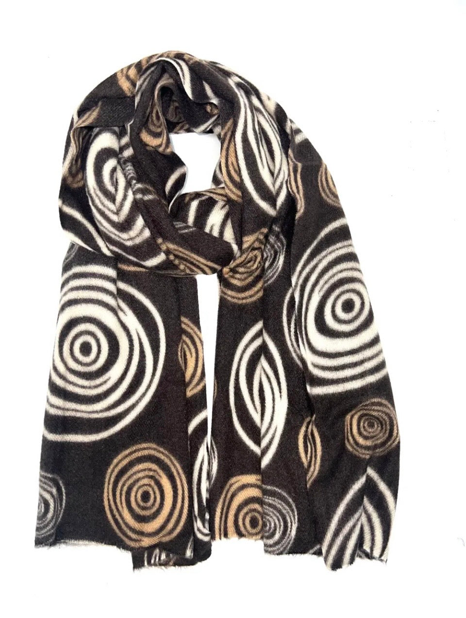 Echarpe à motif tourbillon
