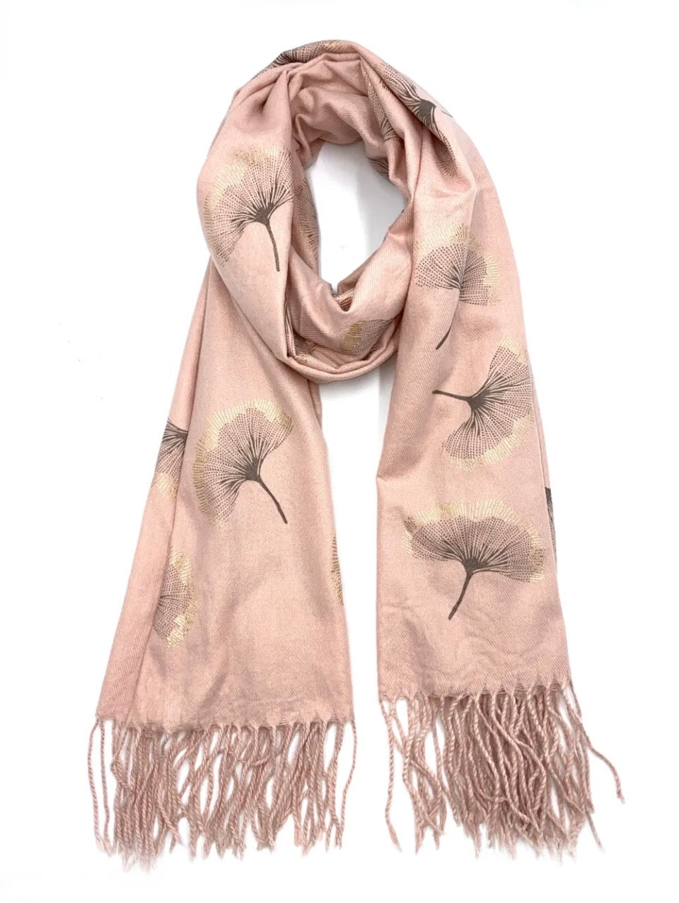 Echarpe à motif "fleur de vie"