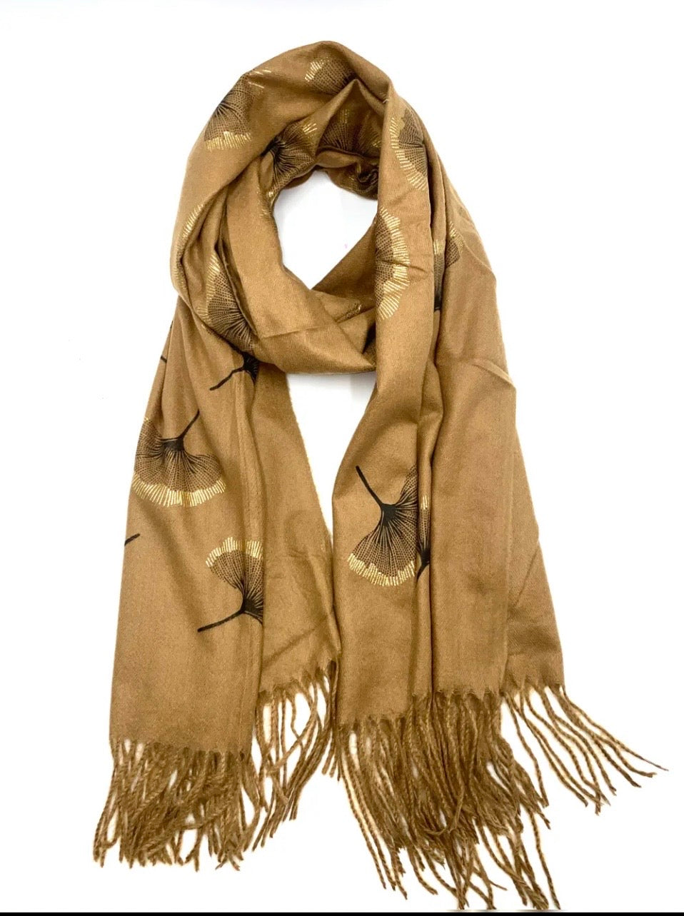 Echarpe à motif "fleur de vie"