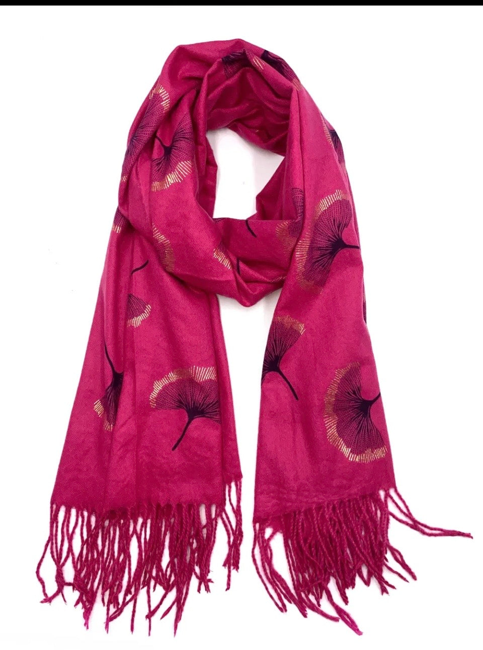 Echarpe à motif "fleur de vie"