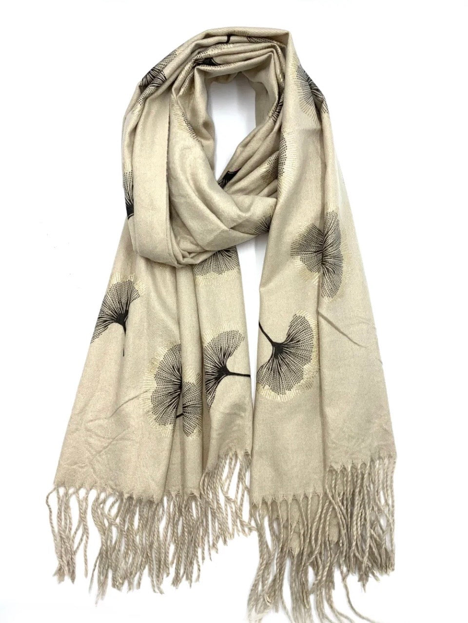 Echarpe à motif "fleur de vie"