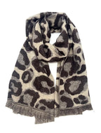 Écharpe léopard dorées