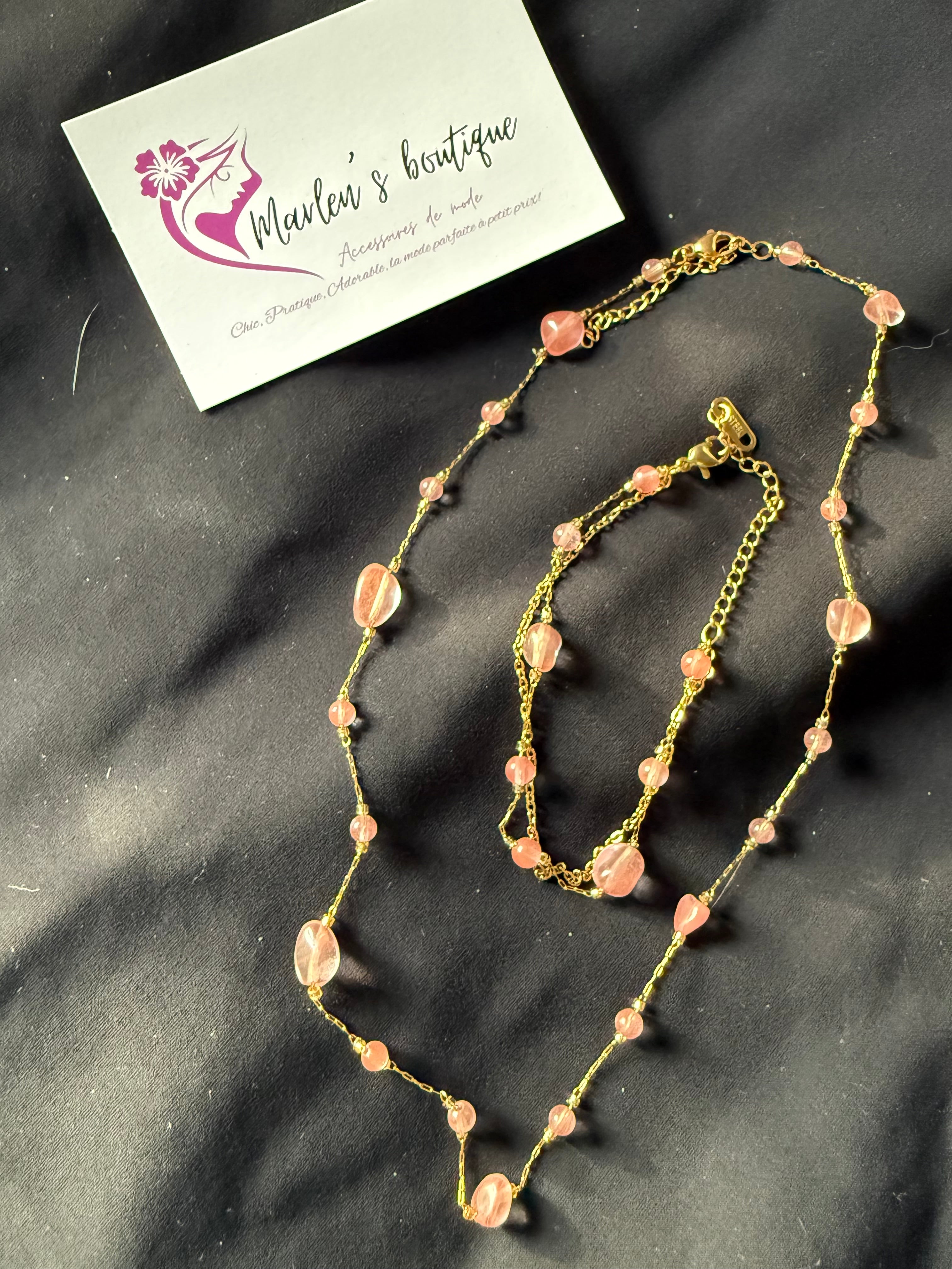 parure collier et bracelet