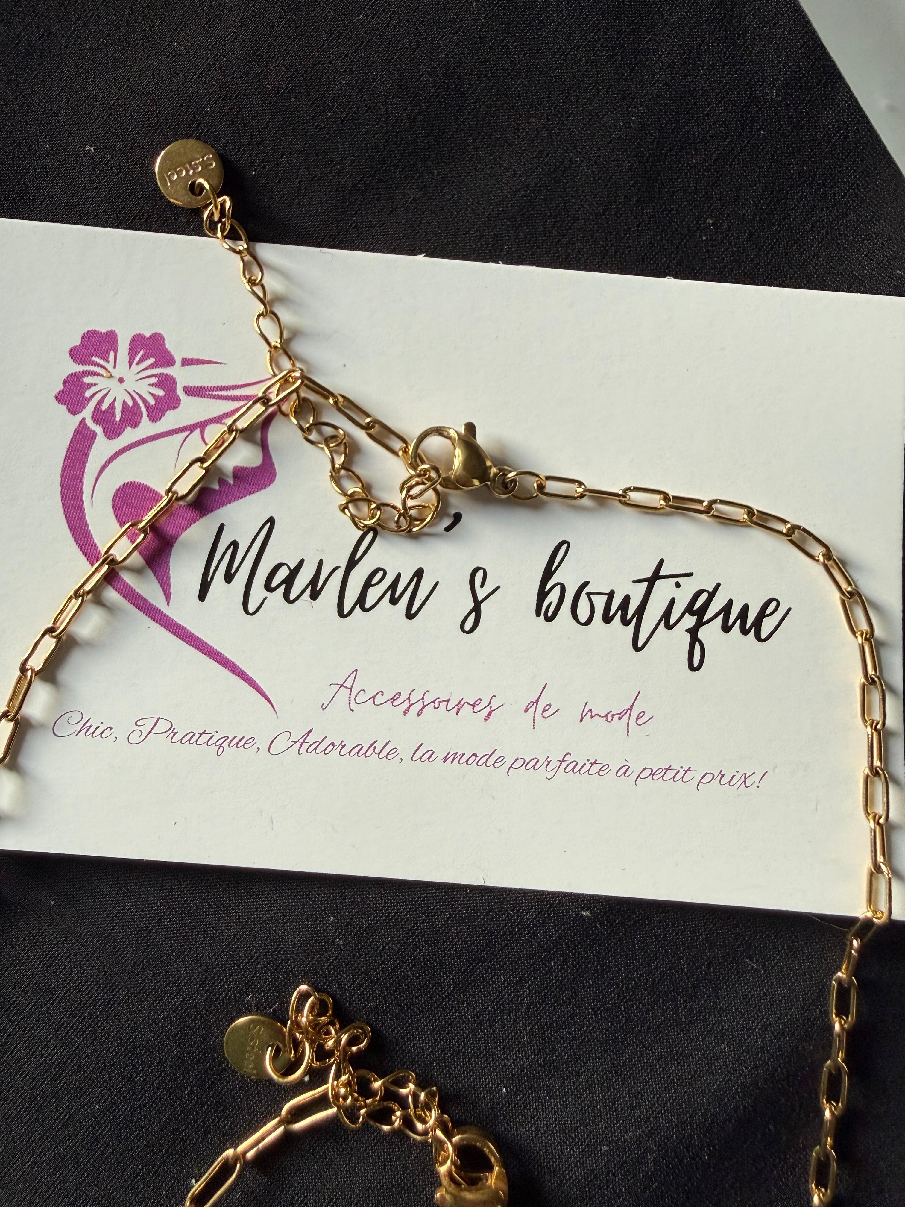 parure collier et boucle d'oreilles