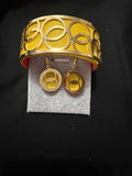 ensemble bracelet et boucle d'oreille