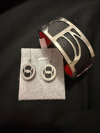 ensemble bracelet et boucles d'oreille