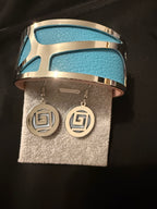 ensemble braquet et boucle d'oreille