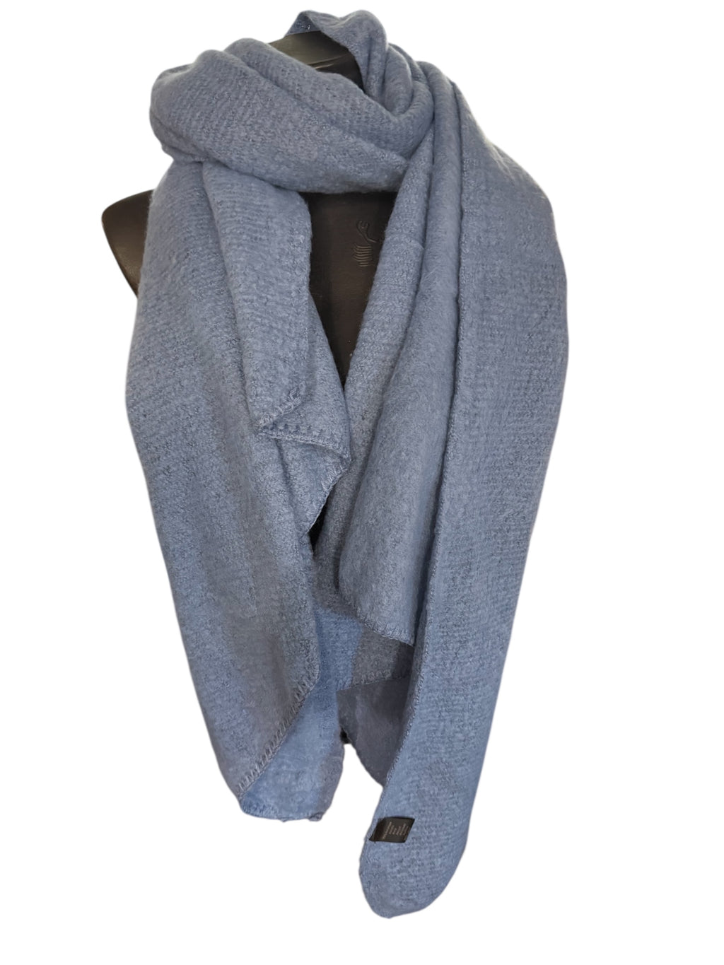 Écharpes unies à bout en pointe