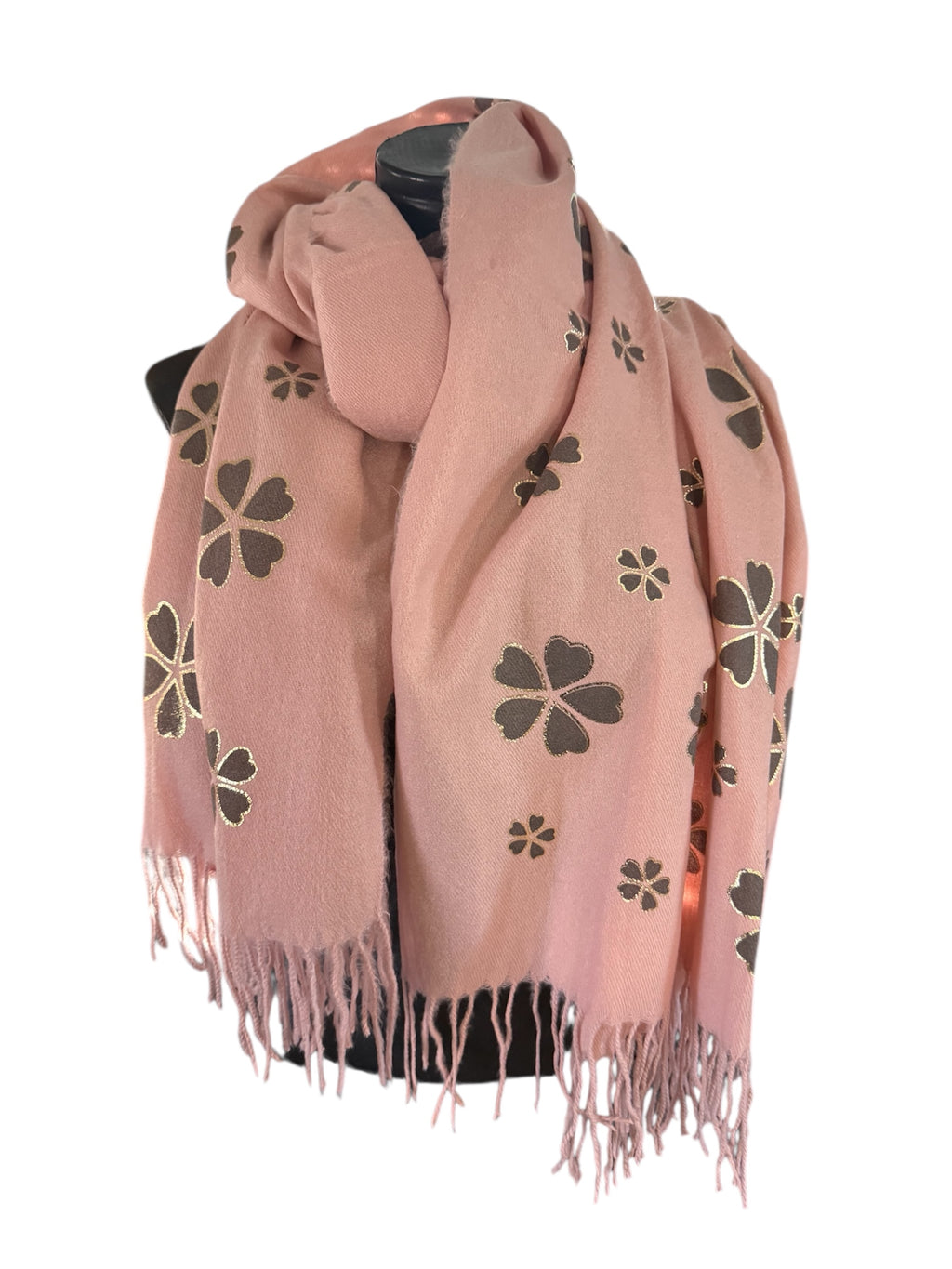 Écharpe à trèfles