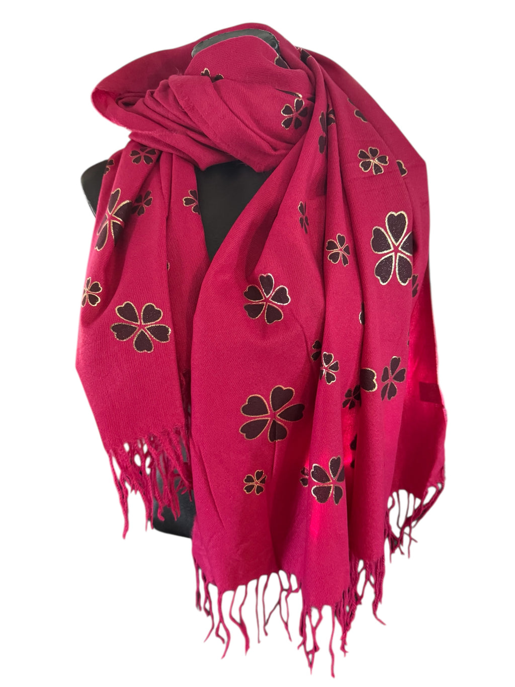 Écharpe à trèfles