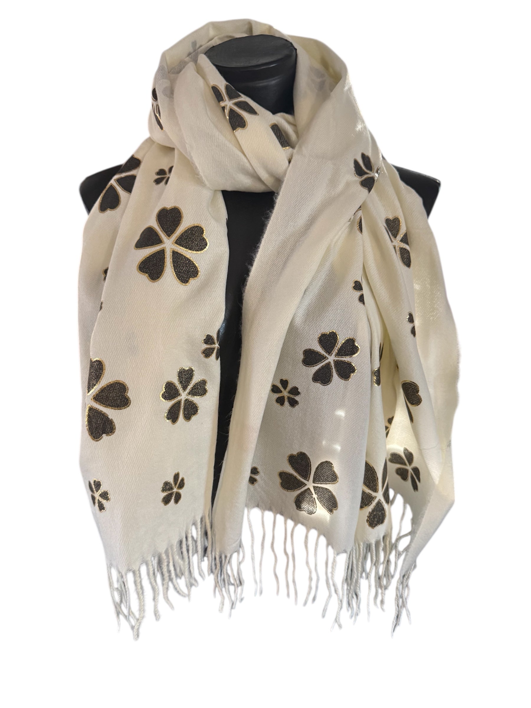 Écharpe à trèfles